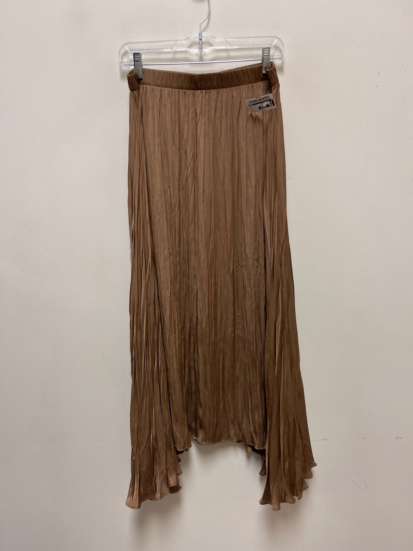 Skirt Maxi By Zara In Brown, Size: 8