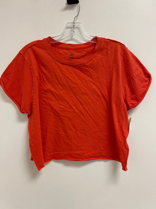 Top Short Sleeve Basic By We The Free In Orange, Size: M