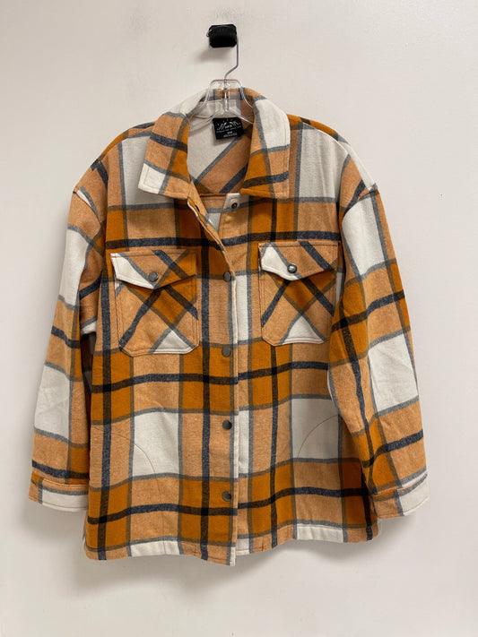 Jacket Shirt By Clothes Mentor In Yellow, Size: M