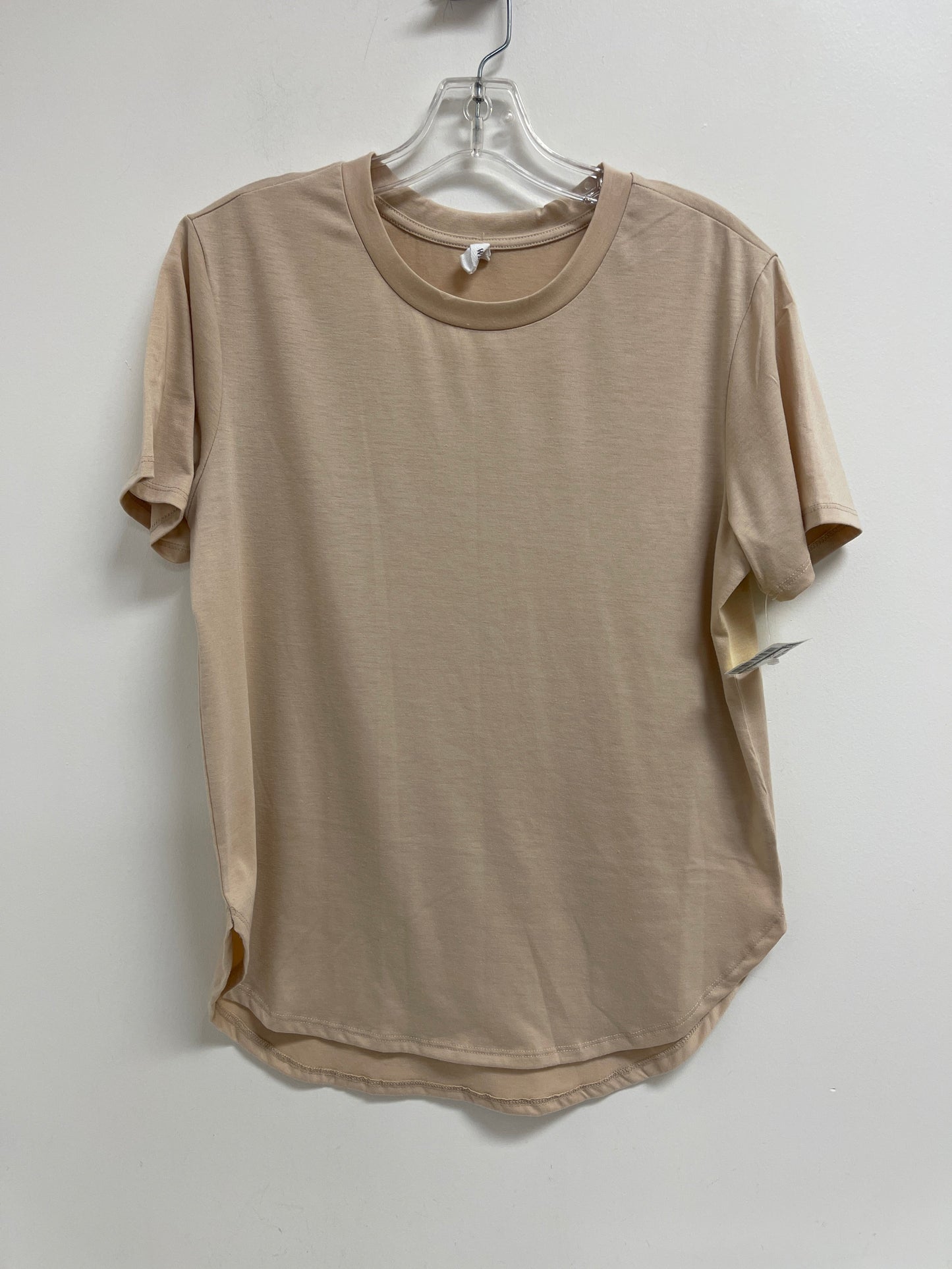 Top Short Sleeve Basic By Wishlist In Cream, Size: S