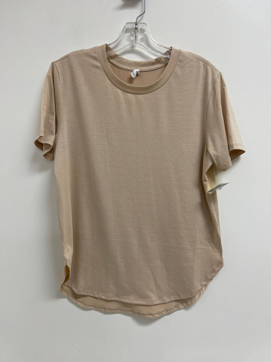 Top Short Sleeve Basic By Wishlist In Cream, Size: S