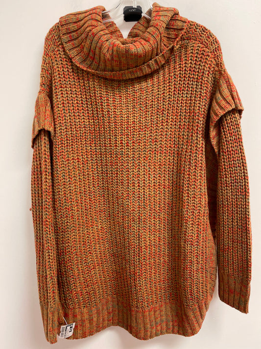 Sweater By New Directions In Brown & Red, Size: L