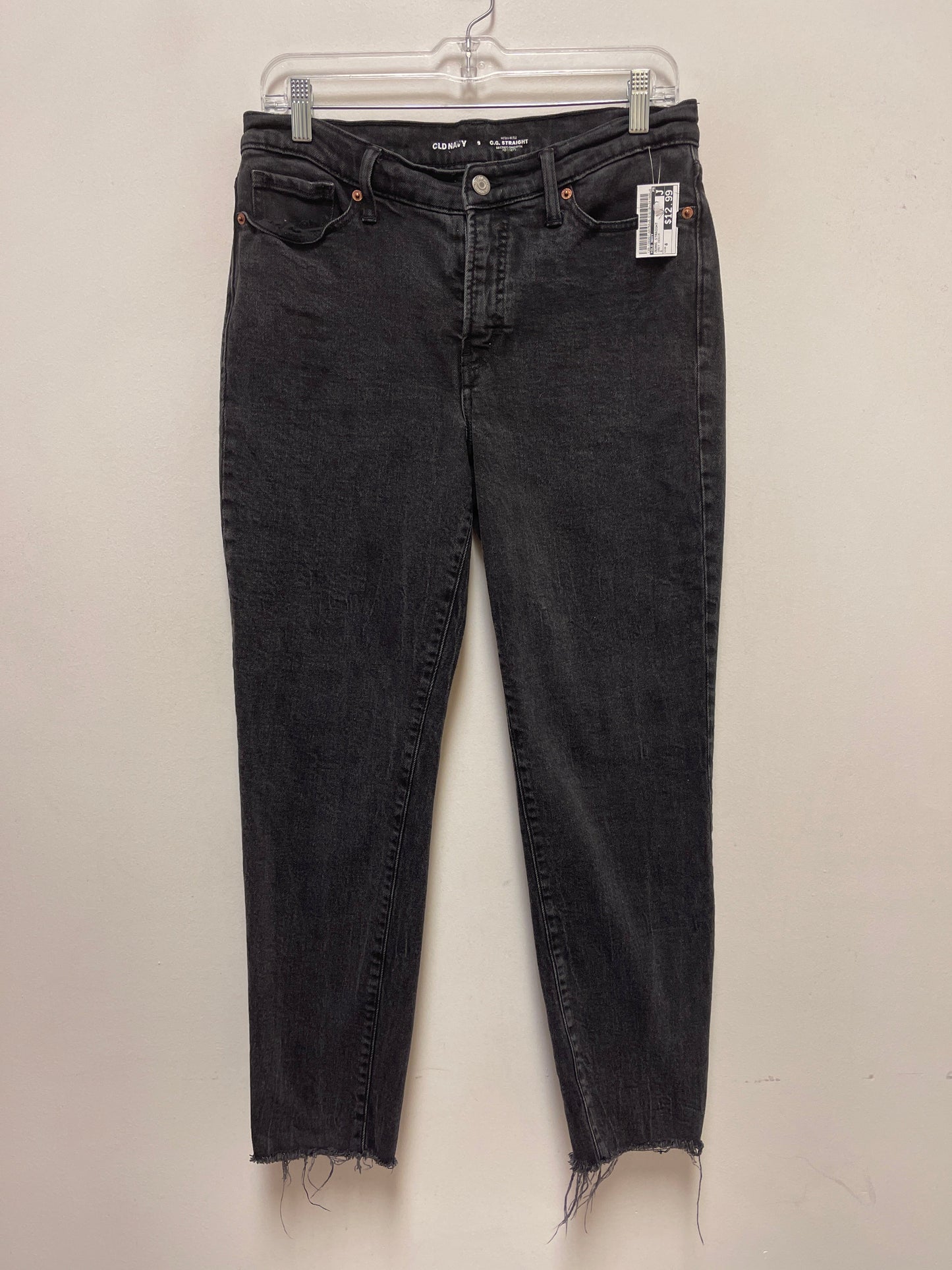 Jeans Straight By Old Navy In Grey Denim, Size: 8