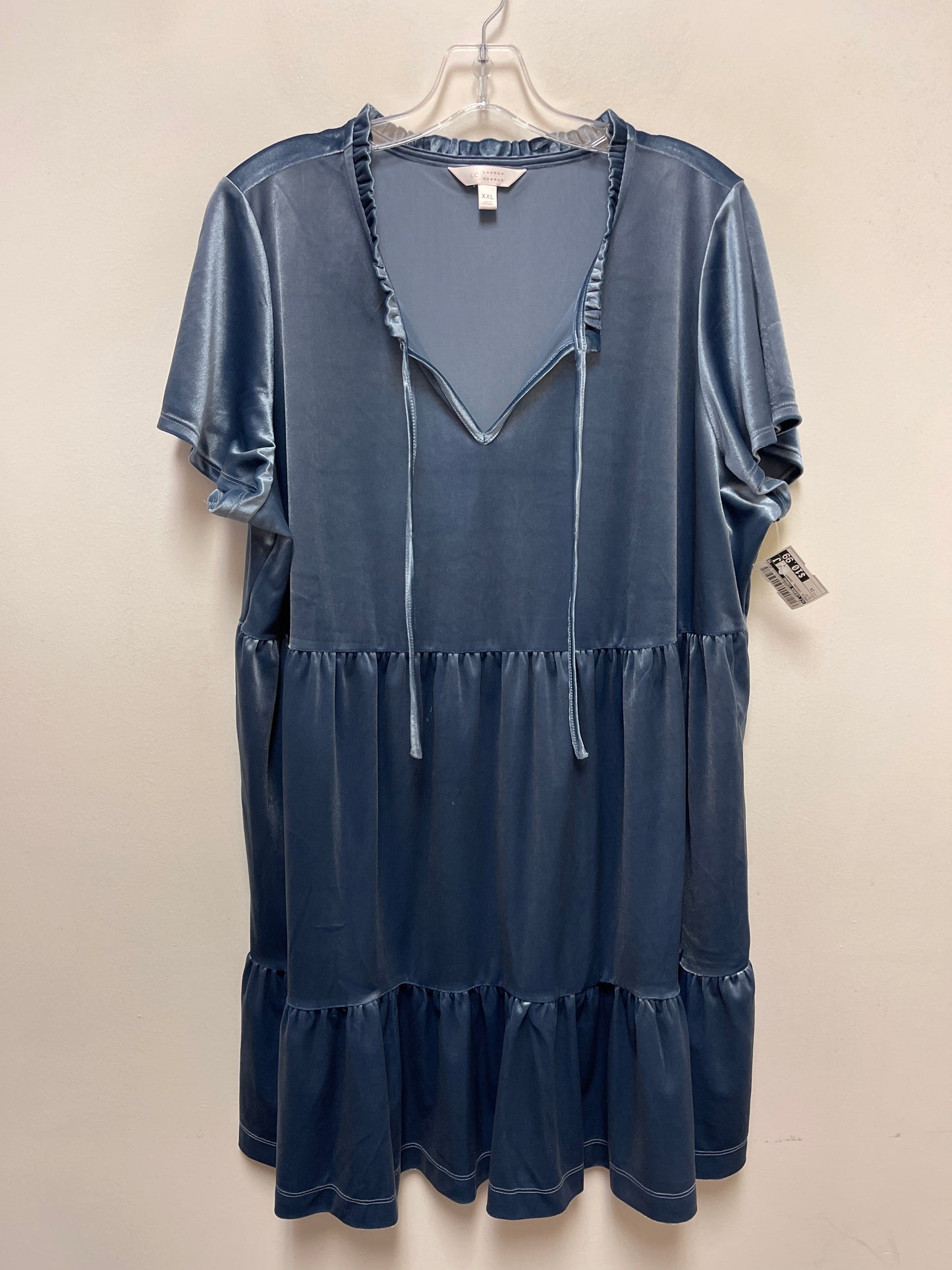 Dress Casual Short By Lc Lauren Conrad In Blue, Size: 2x