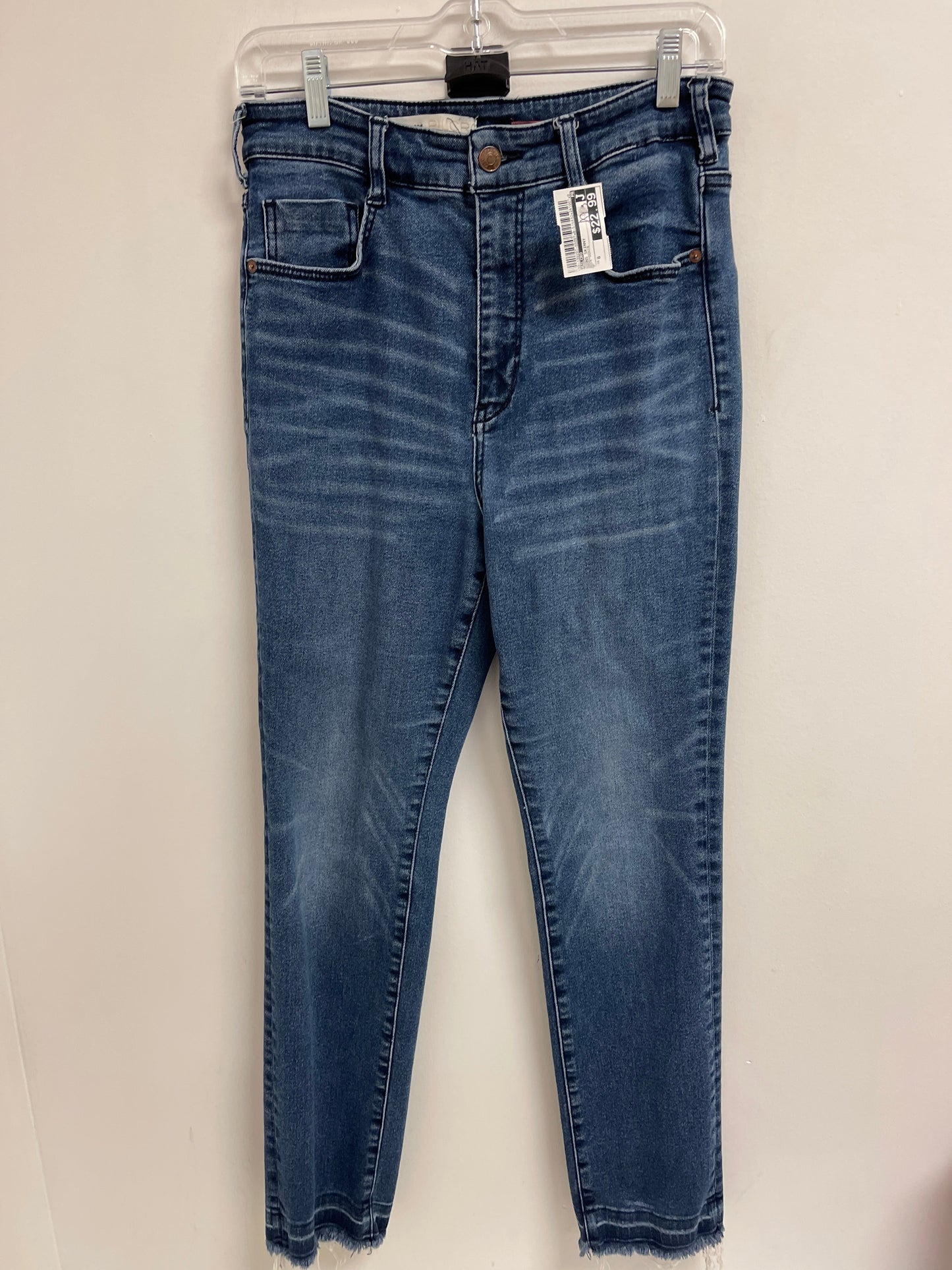 Jeans Skinny By Pilcro In Blue Denim, Size: 8