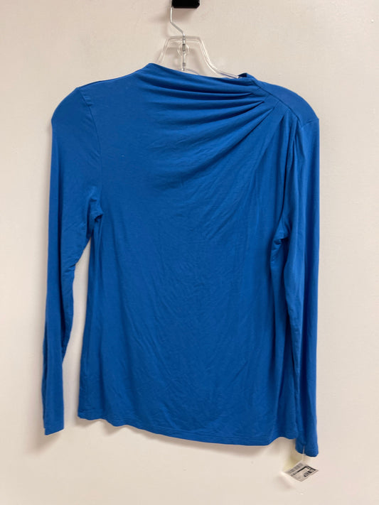 Top Long Sleeve By Ann Taylor In Blue, Size: Sp