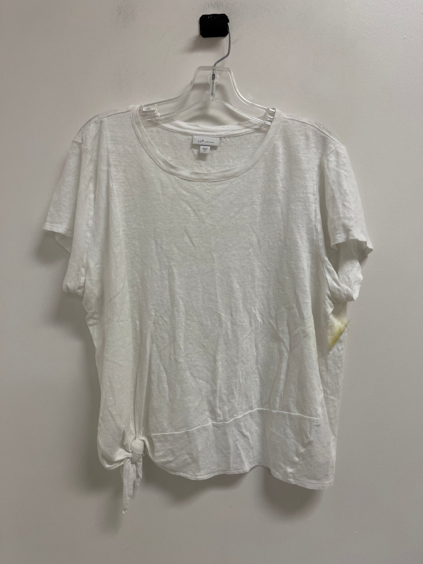 Top Short Sleeve By J. Jill In White, Size: Xl