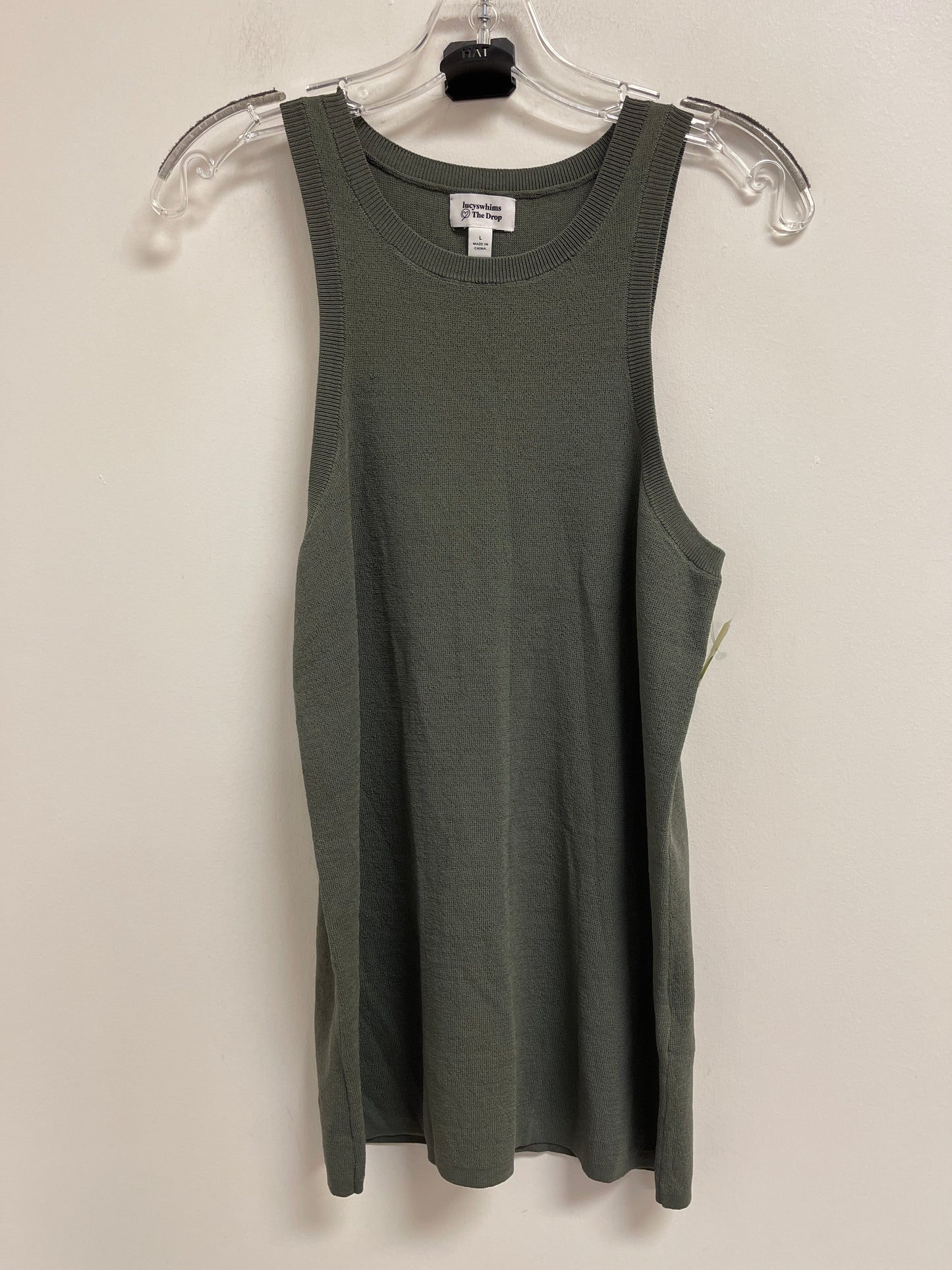 Top Sleeveless By Clothes Mentor In Green, Size: L