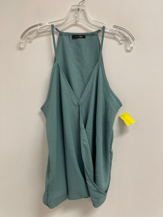 Top Sleeveless By Papermoon In Green, Size: M