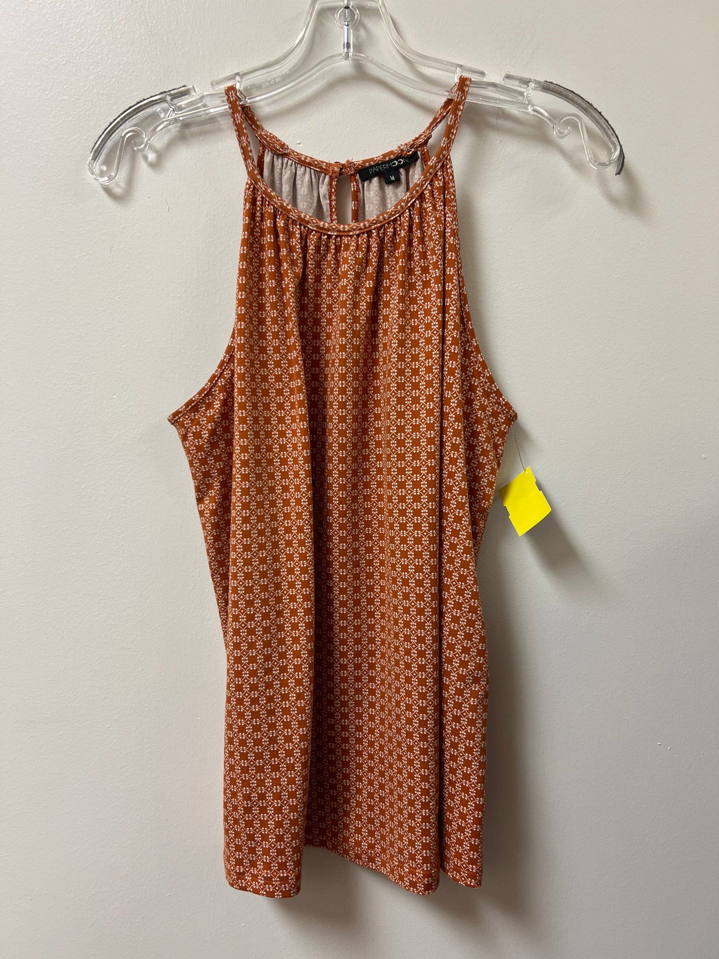 Top Sleeveless By Papermoon In Orange, Size: M