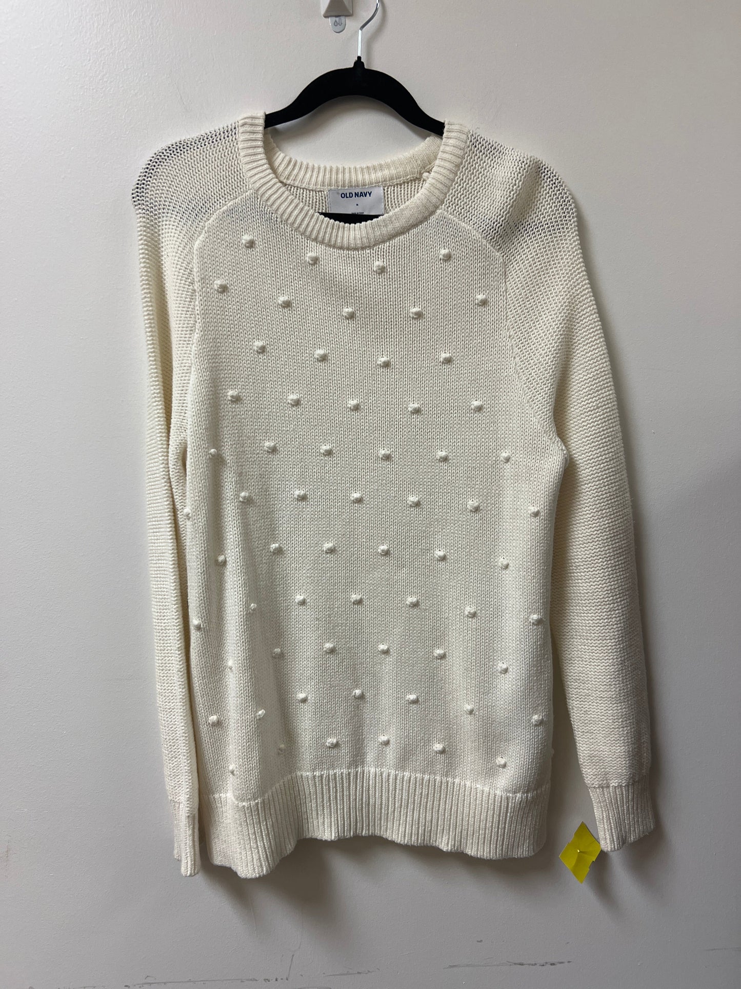 Sweater By Old Navy In White, Size: M