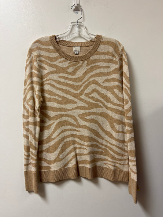 Sweater By A New Day In Cream, Size: L