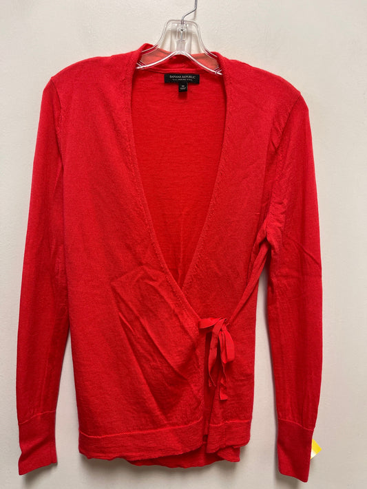 Cardigan By Banana Republic In Red, Size: M