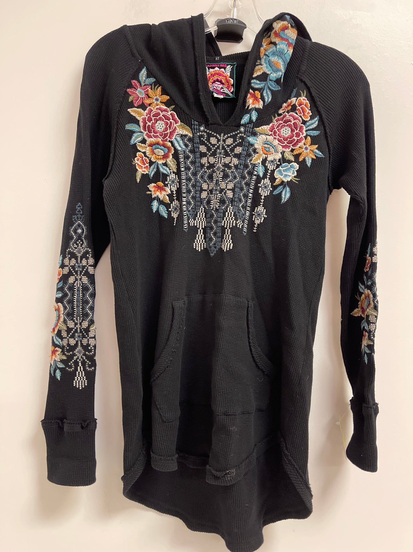 Top Long Sleeve Designer By Johnny Was In Black, Size: S