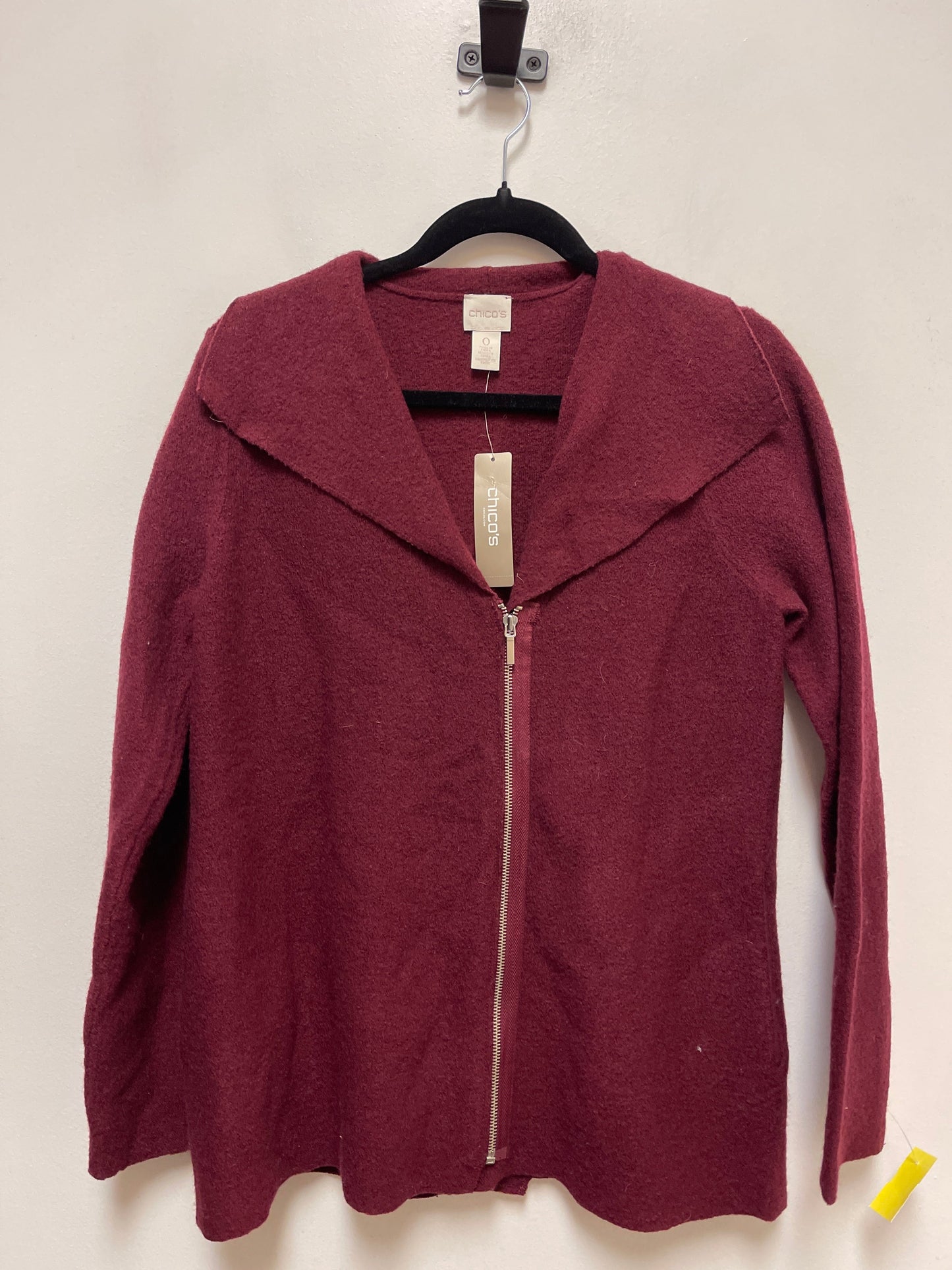 Jacket Other By Chicos In Red, Size: S