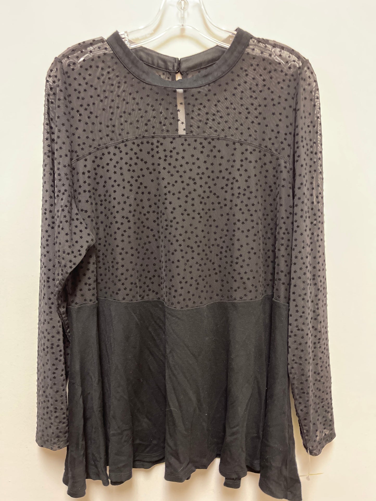 Top Long Sleeve By Torrid In Black, Size: 3x