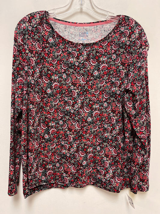 Top Long Sleeve By Croft And Barrow In Floral Print, Size: Xlp