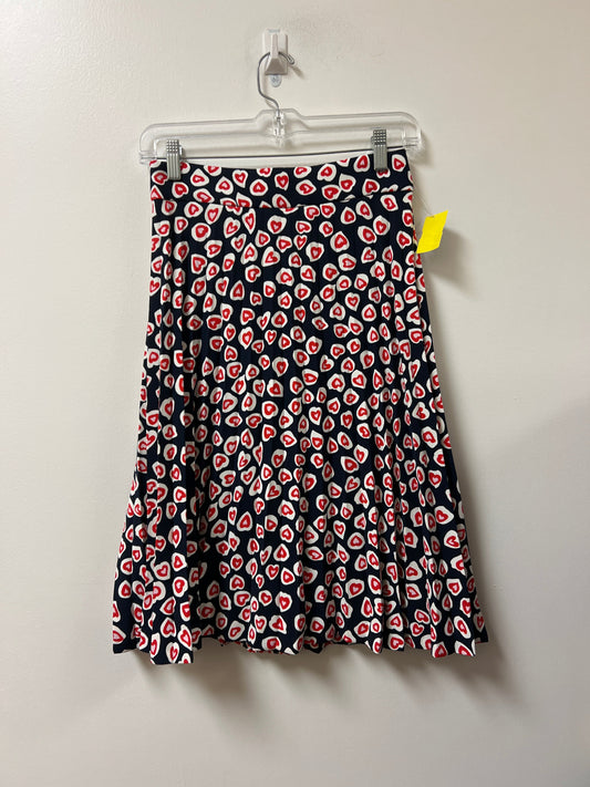 Skirt Midi By J. Crew In Blue & Red & White, Size: 0