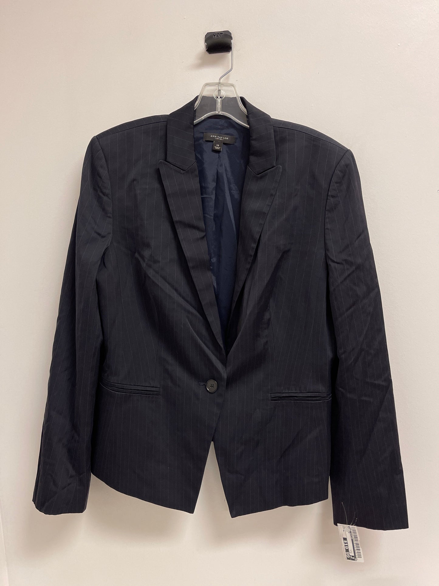 Blazer By Ann Taylor In Navy, Size: Xl