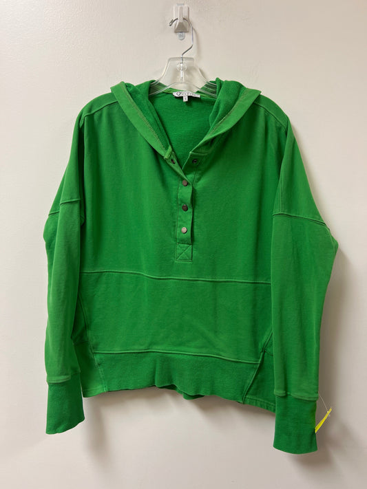 Sweatshirt Hoodie By Clothes Mentor In Green, Size: S