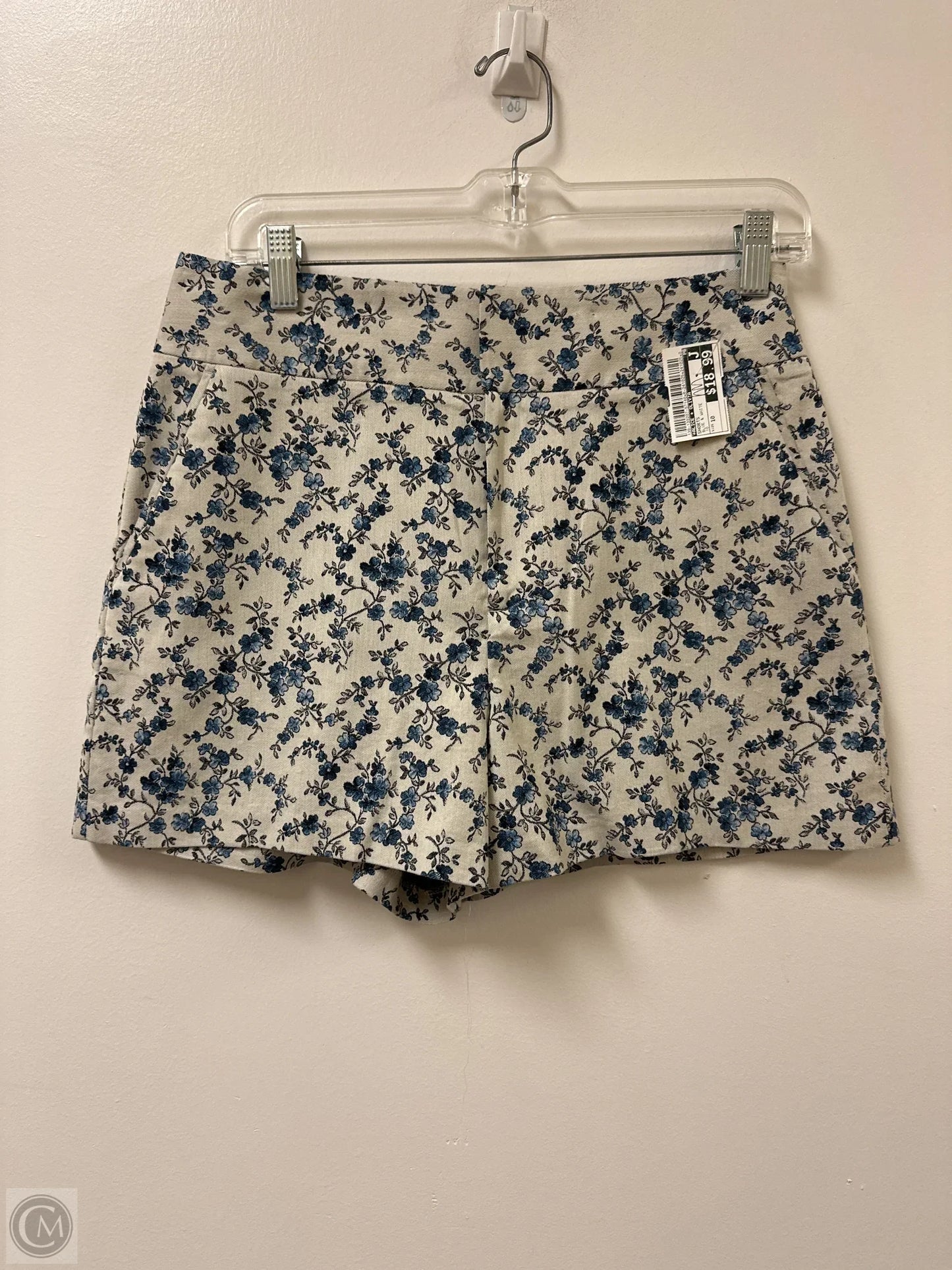 Shorts By Alice + Olivia In Blue & White, Size: 10