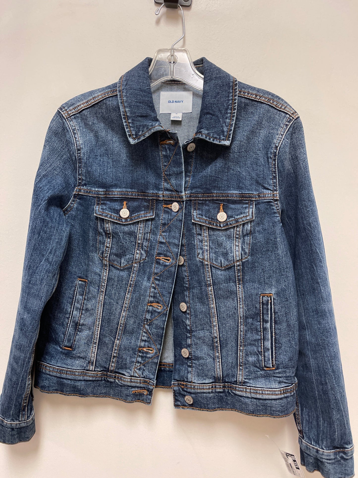 Jacket Denim By Old Navy In Blue Denim, Size: M