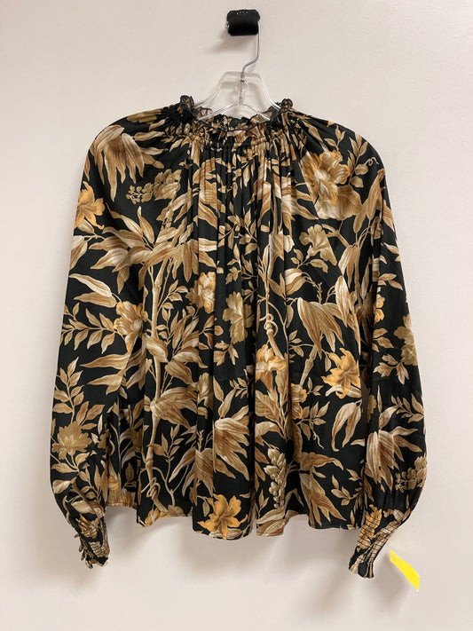 Top Long Sleeve By H&m In Floral Print, Size: Xs