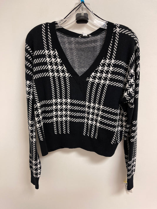 Sweater By Bar Iii In Black & White, Size: M