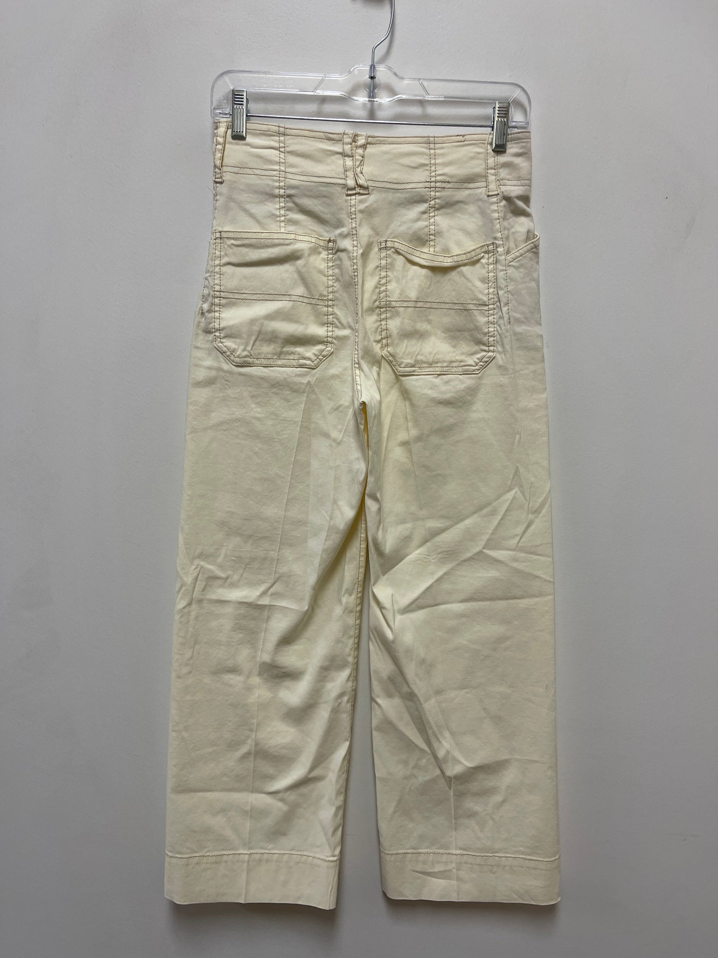 Pants Wide Leg By Anthropologie In Cream, Size: 2