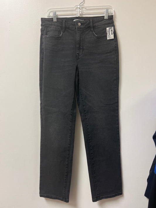 Jeans Straight By Nine West In Grey Denim, Size: 8