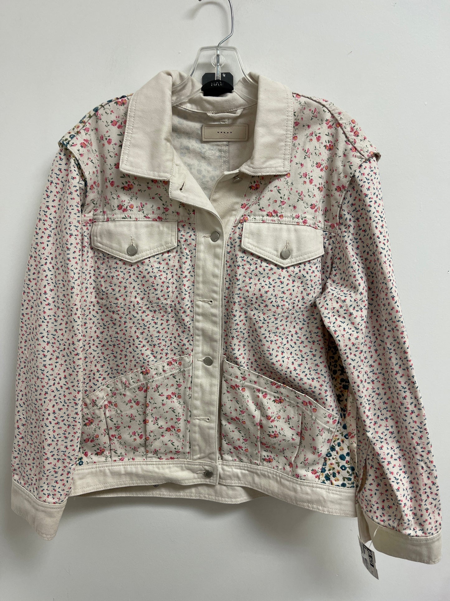 Jacket Denim By Blanknyc In Floral Print, Size: M