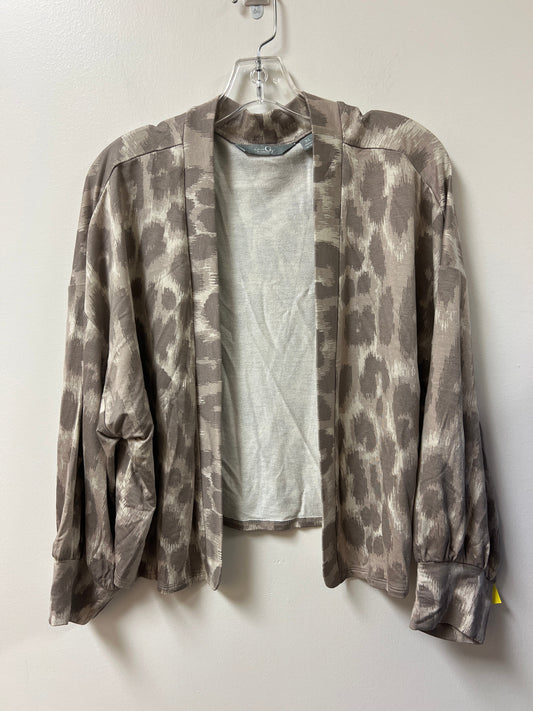 Cardigan By G By Giuliana In Taupe, Size: Xl