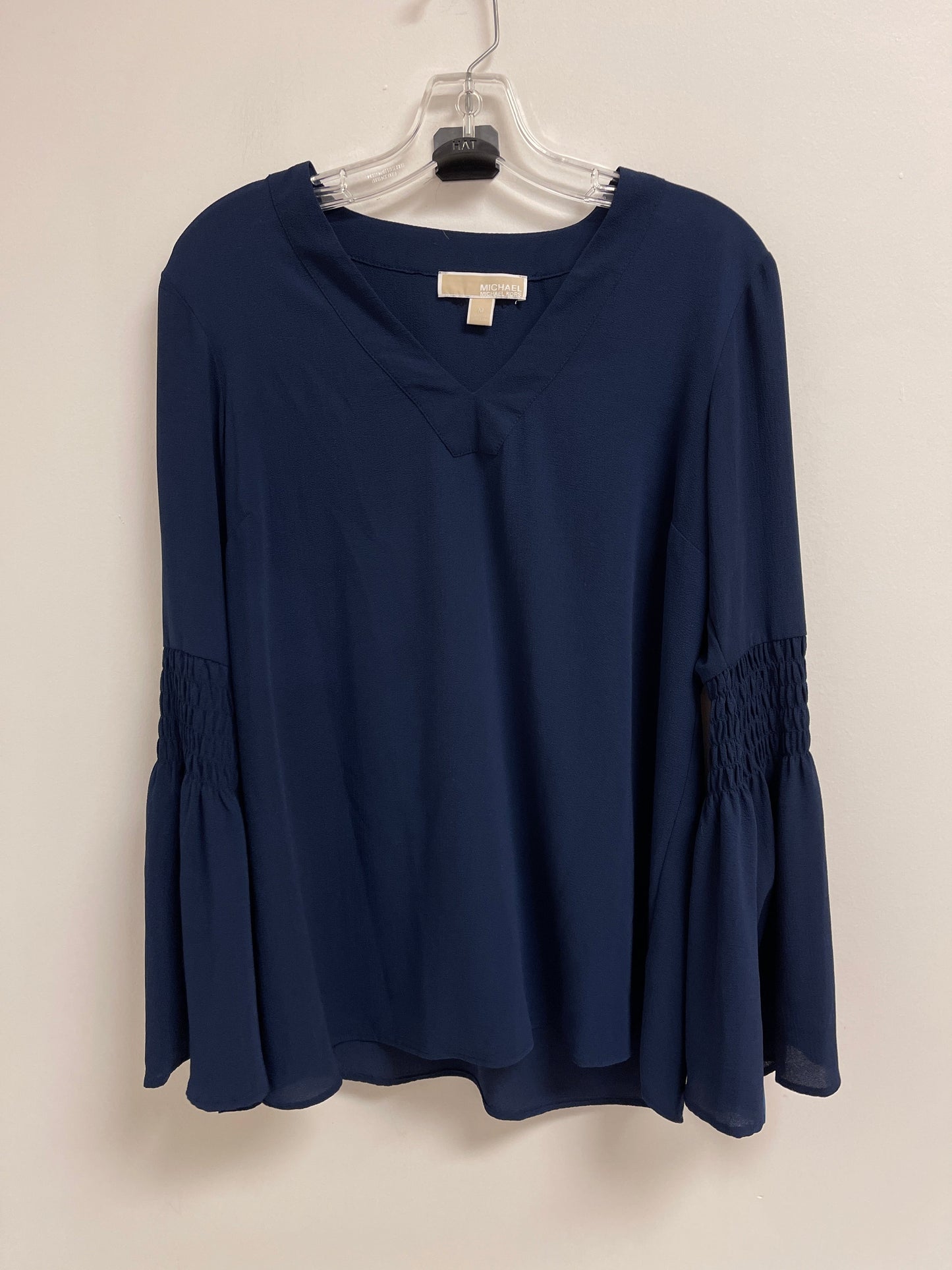 Top Long Sleeve By Michael By Michael Kors In Navy, Size: M