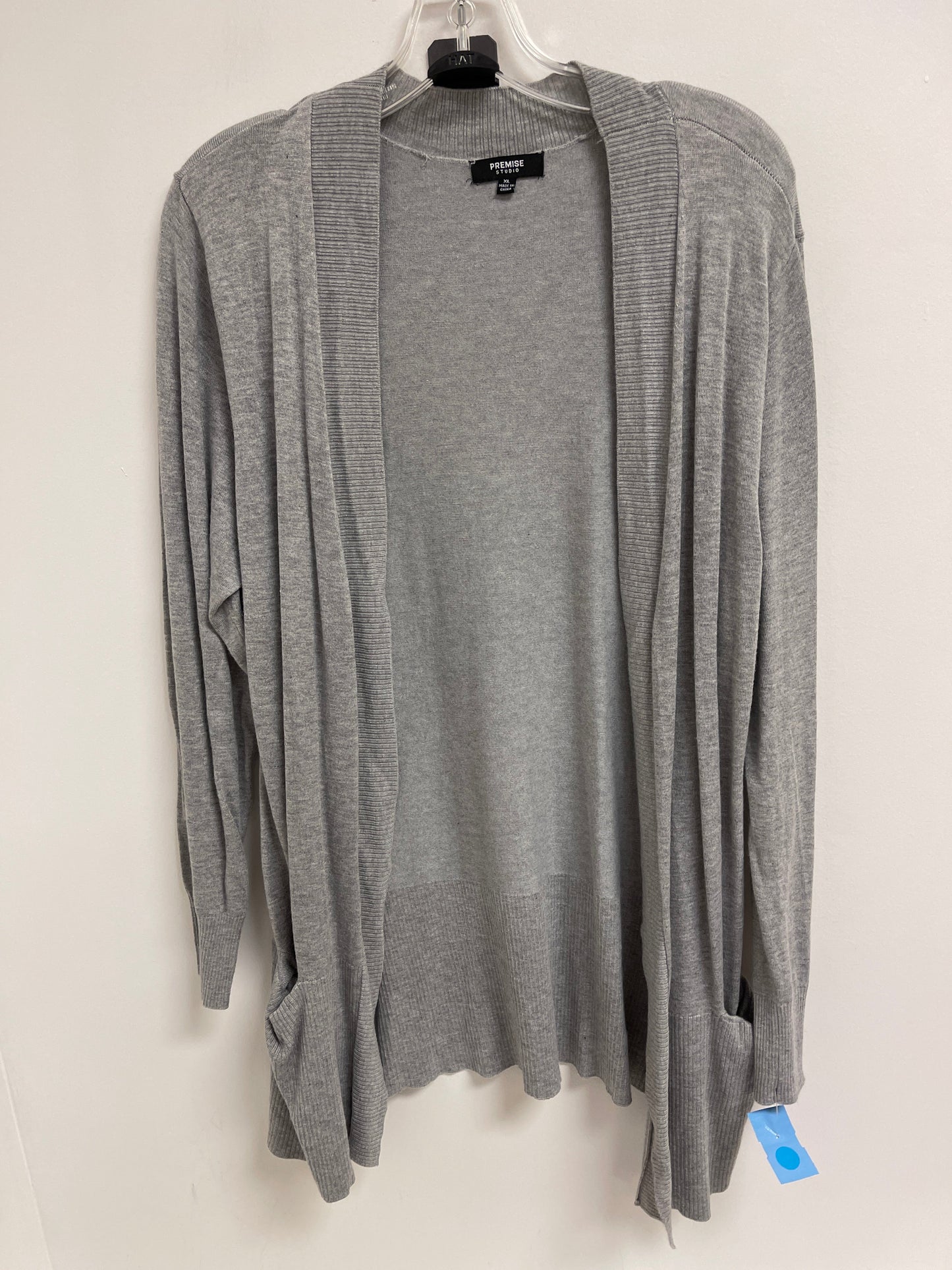 Cardigan By Premise In Grey, Size: Xl