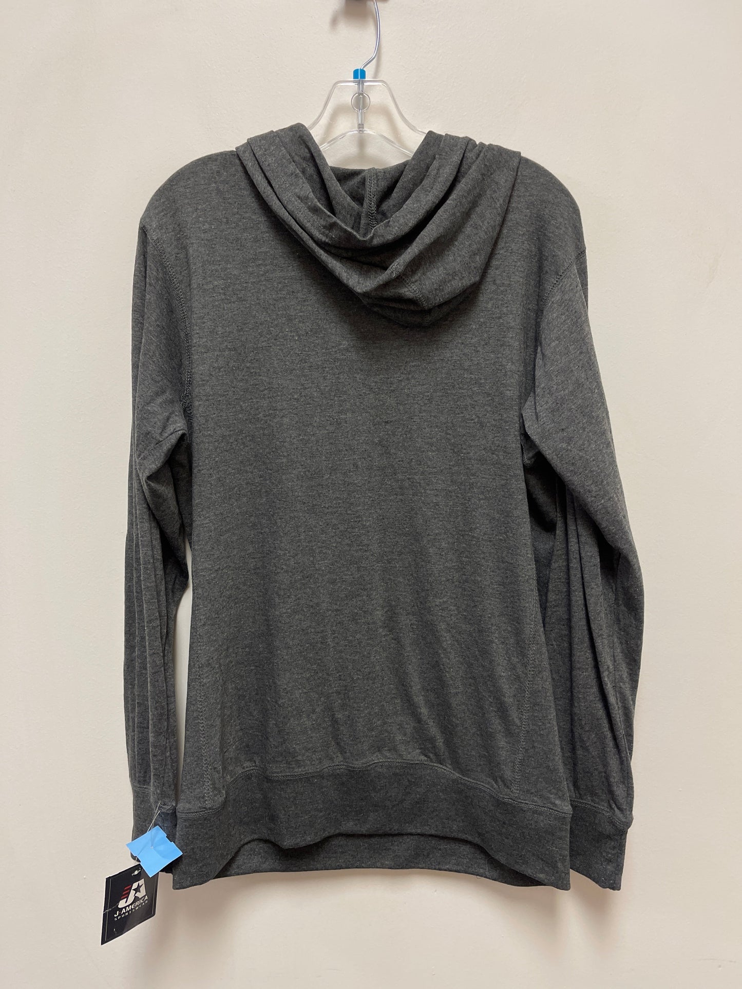 Sweatshirt Hoodie By Clothes Mentor In Grey, Size: M