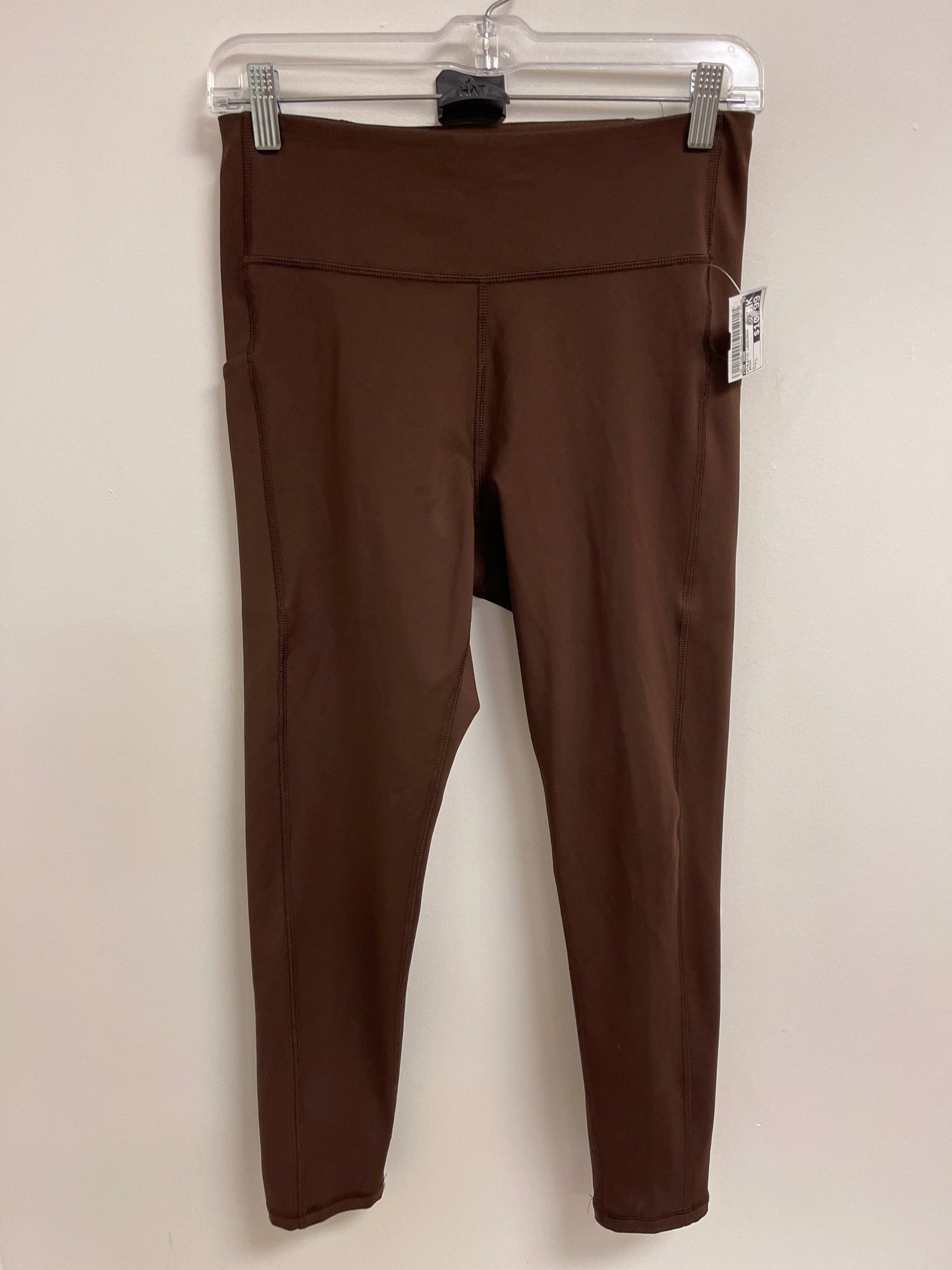 Athletic Leggings By Tek Gear In Brown, Size: L