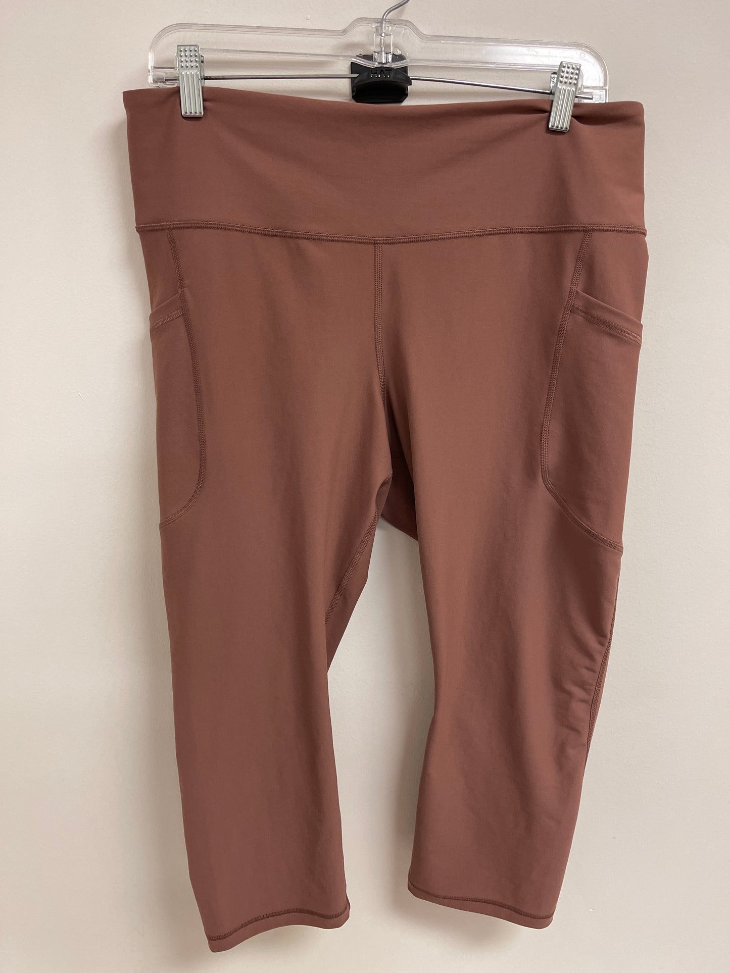 Athletic Leggings By Old Navy In Brown, Size: Xl