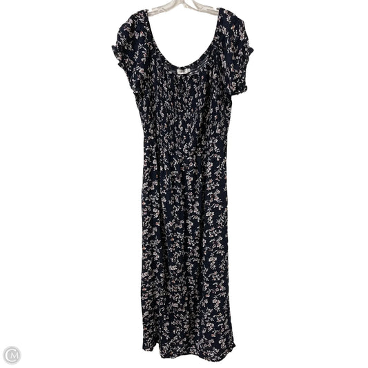 Dress Casual Maxi By Clothes Mentor In Navy, Size: 3x