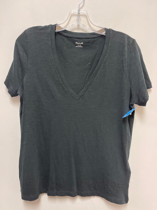 Top Short Sleeve Basic By Madewell In Black, Size: M