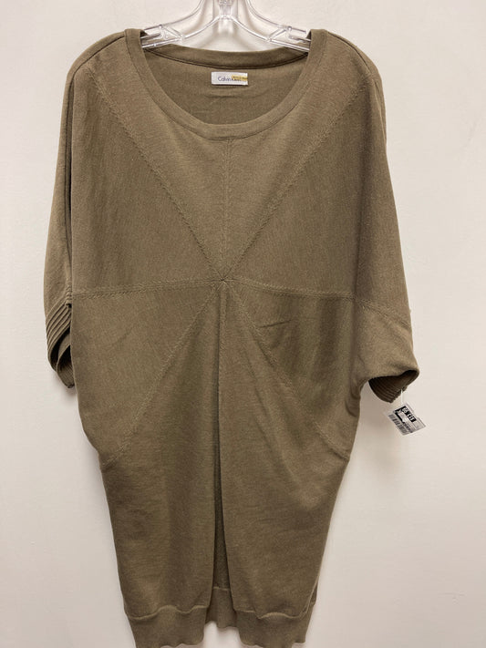 Dress Casual Short By Calvin Klein In Green, Size: S