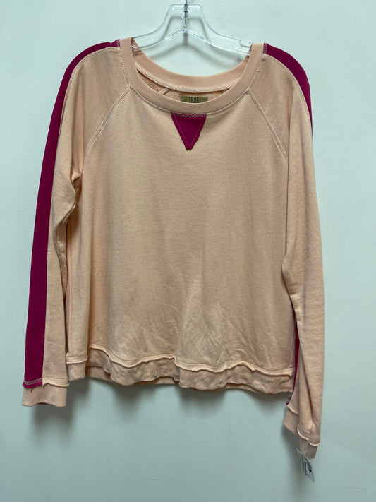 Top Long Sleeve By True Craft In Pink, Size: L