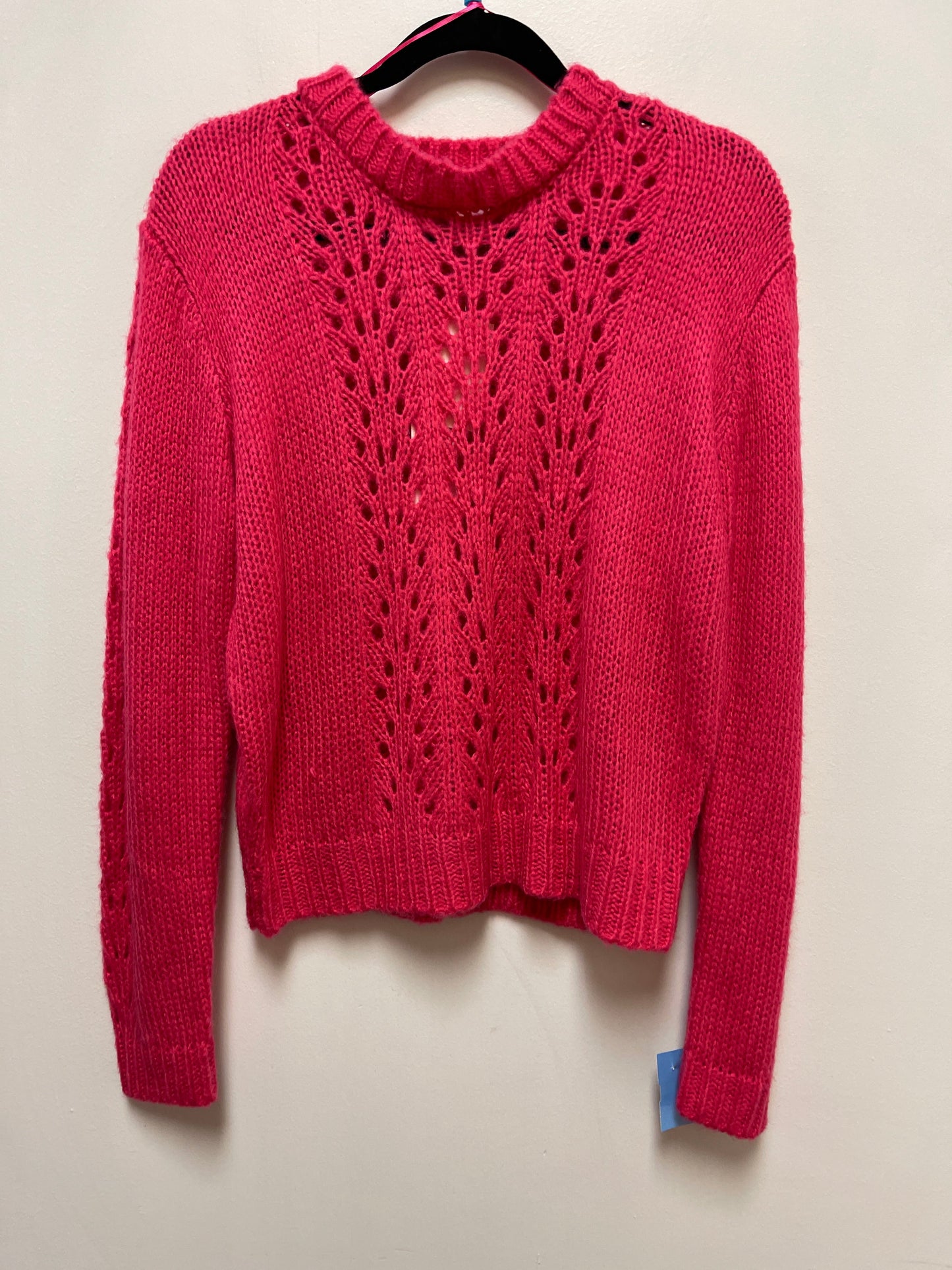 Sweater By Clothes Mentor In Pink, Size: L