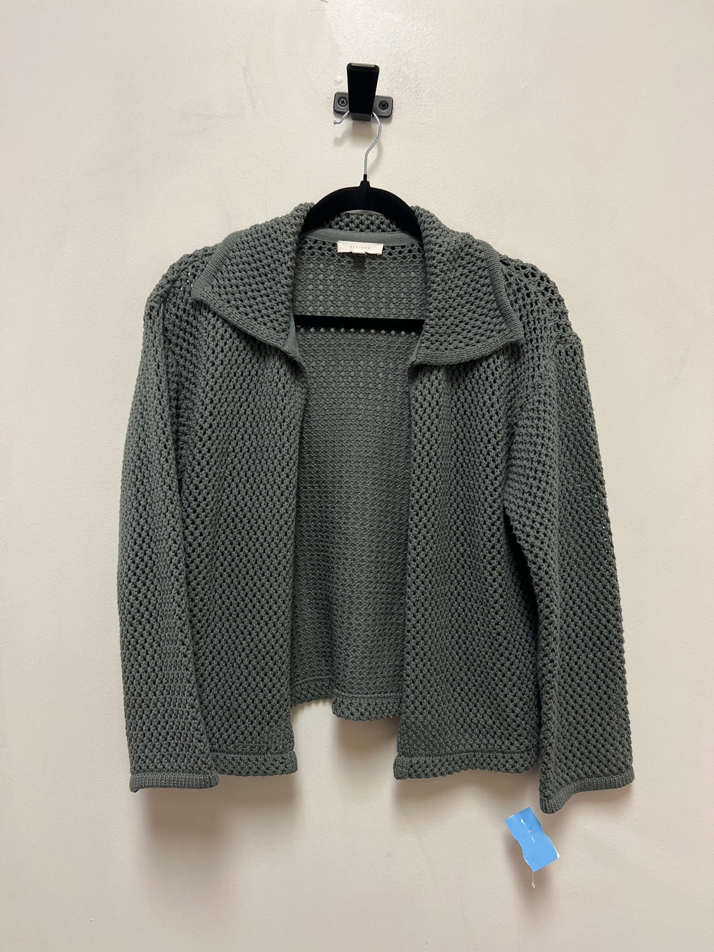 Cardigan By Clothes Mentor In Green, Size: M