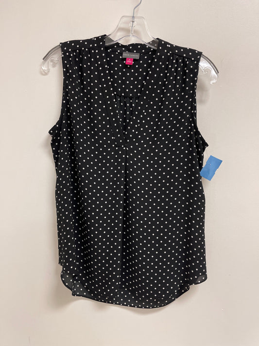 Top Sleeveless By Vince Camuto In Black & White, Size: S