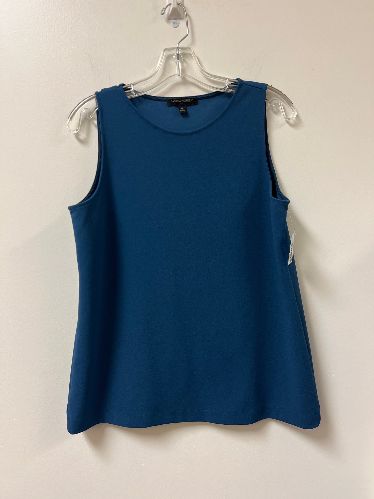 Top Sleeveless By Banana Republic In Blue, Size: M