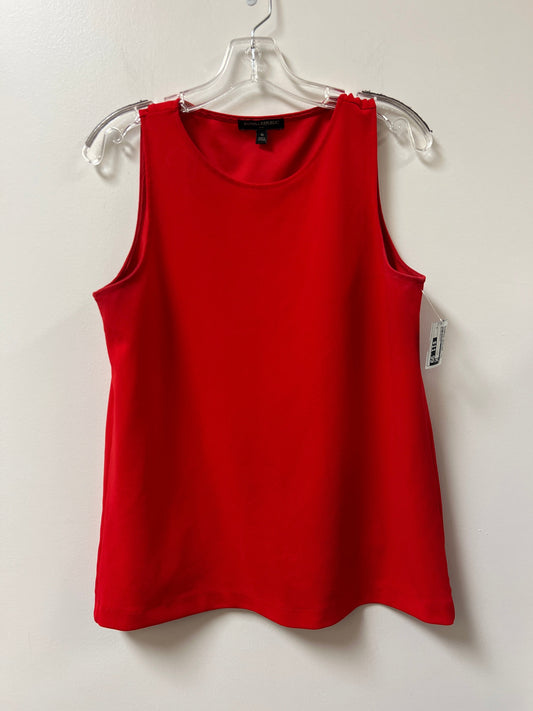 Top Sleeveless By Banana Republic In Red, Size: M