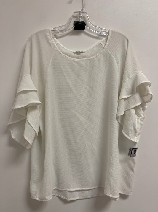 Top Long Sleeve By Umgee In White, Size: M