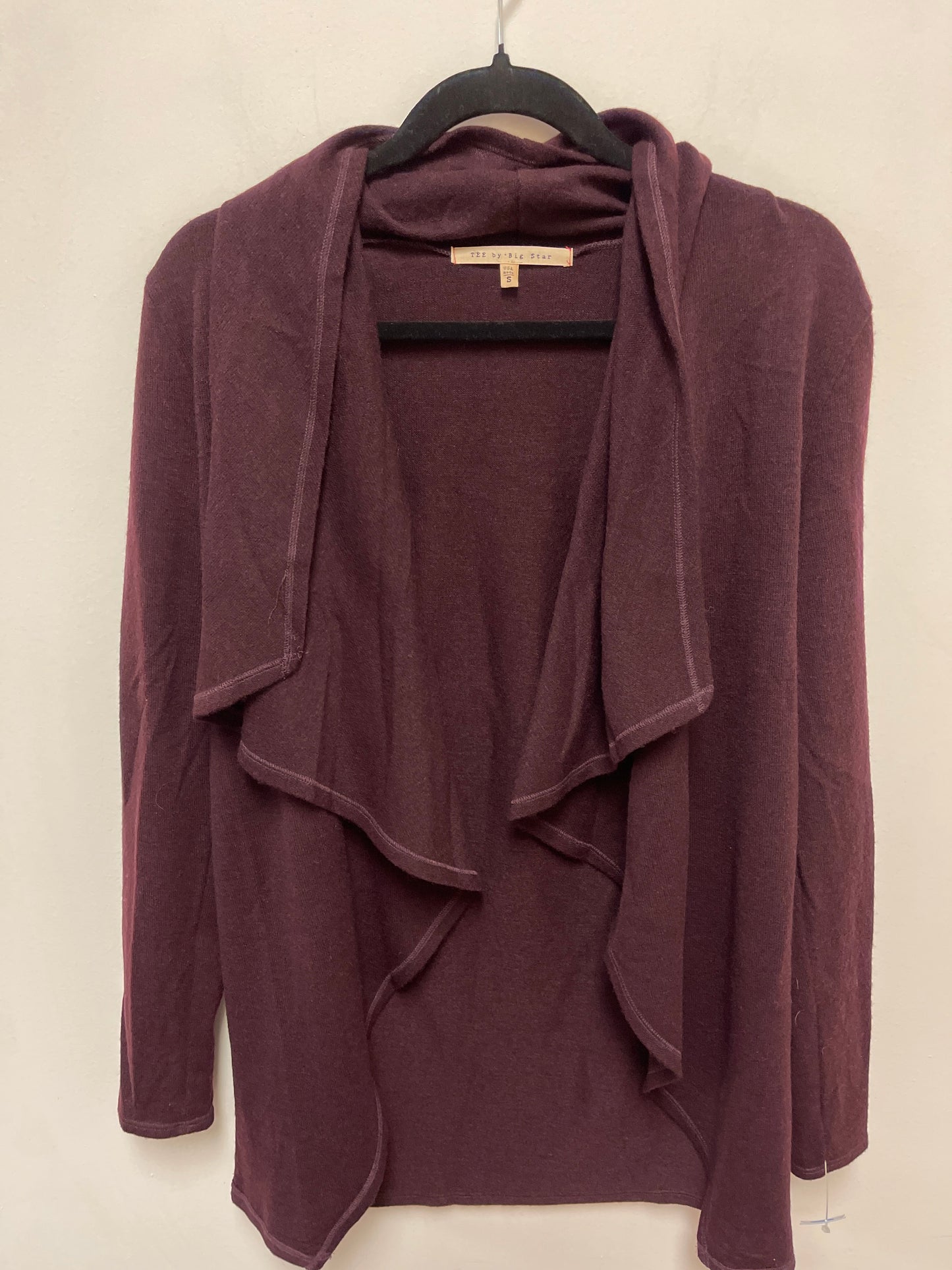 Cardigan By Big Star In Purple, Size: S