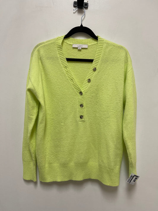 Sweater By Loft In Yellow, Size: S