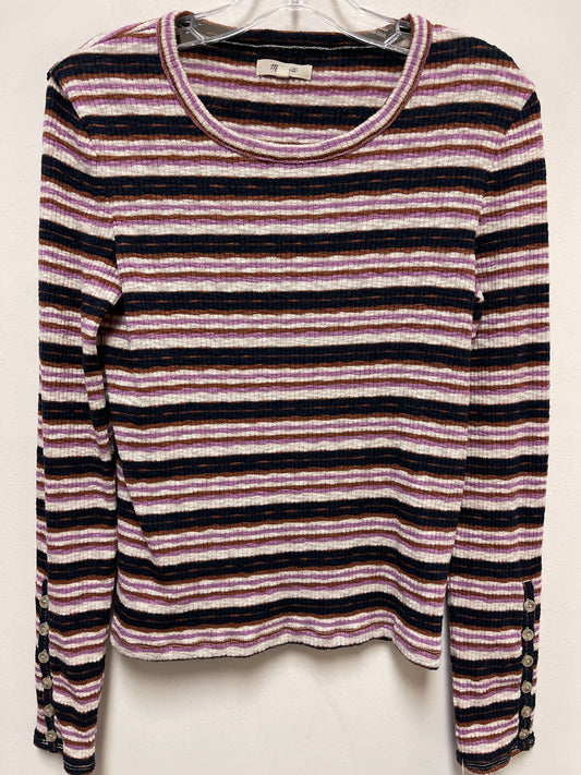 Top Long Sleeve By Madewell In Purple, Size: M